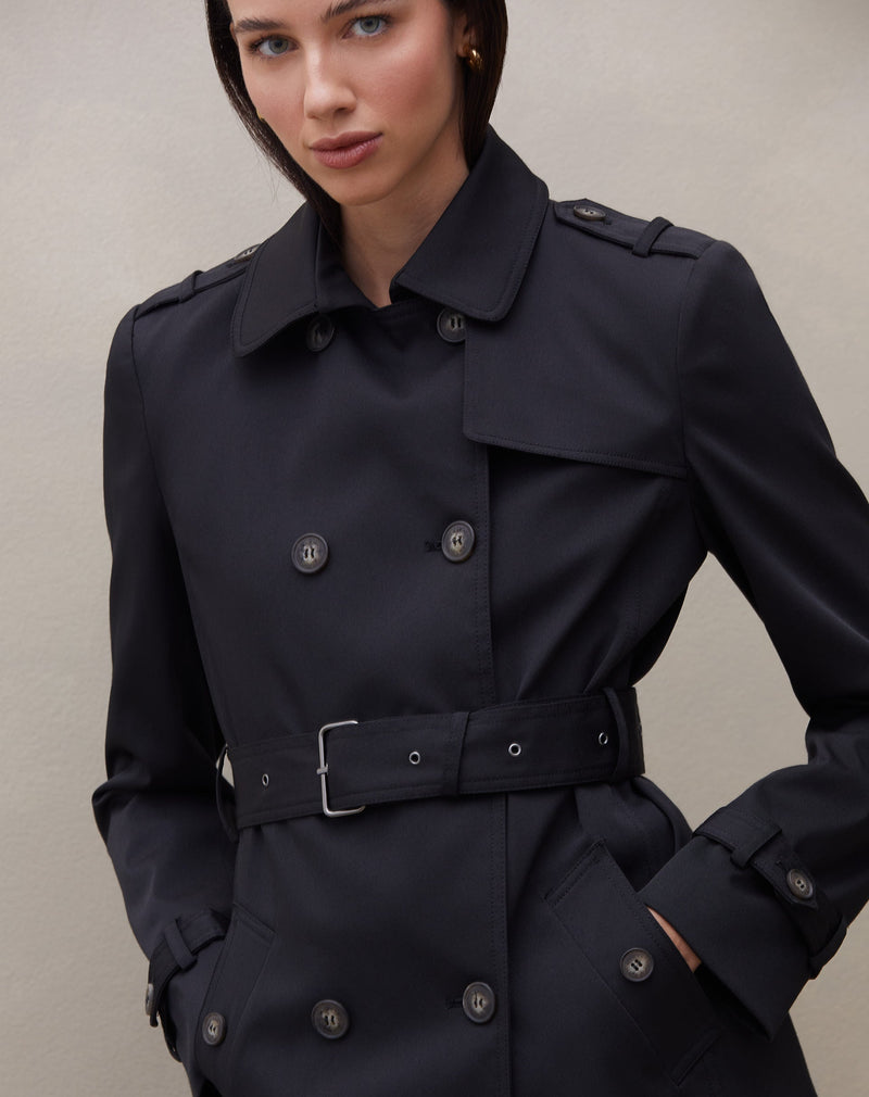 Trench Coat London Breeze - Preto