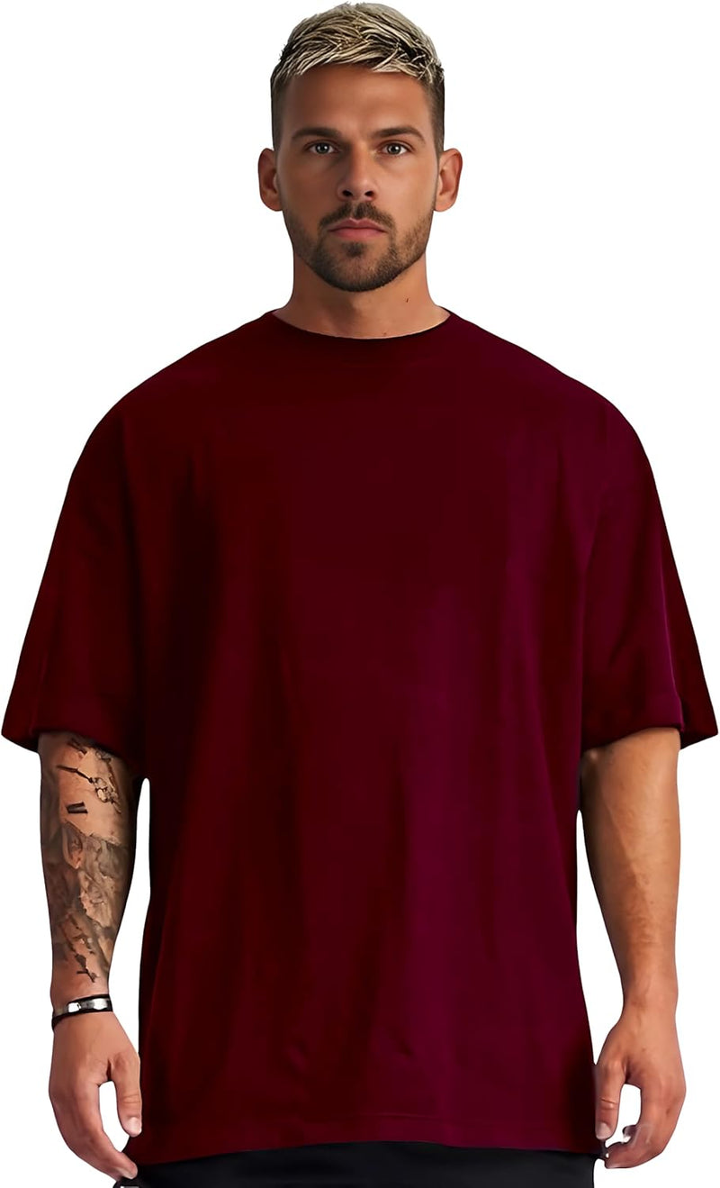 Camiseta Masculina Oversized para Academia, Crossfit, Caminhada e Passeio