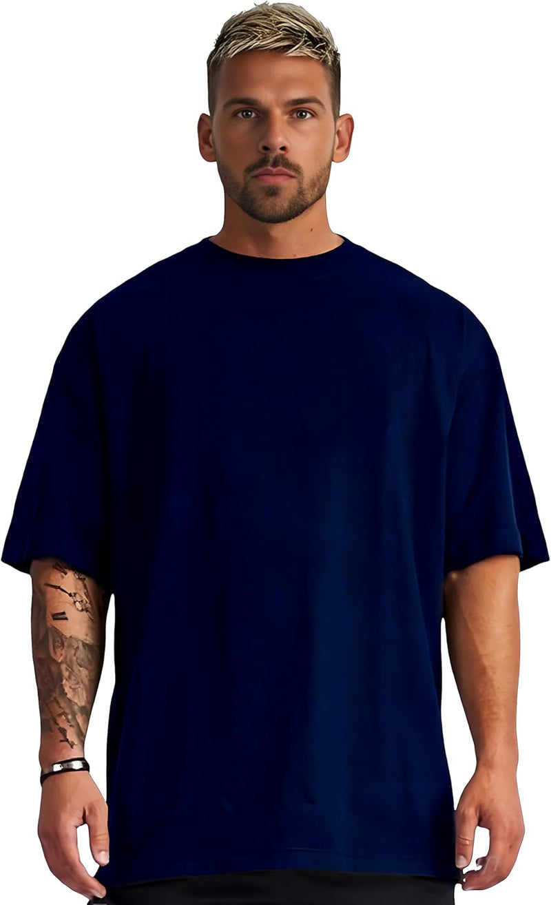 Camiseta Masculina Oversized para Academia, Crossfit, Caminhada e Passeio