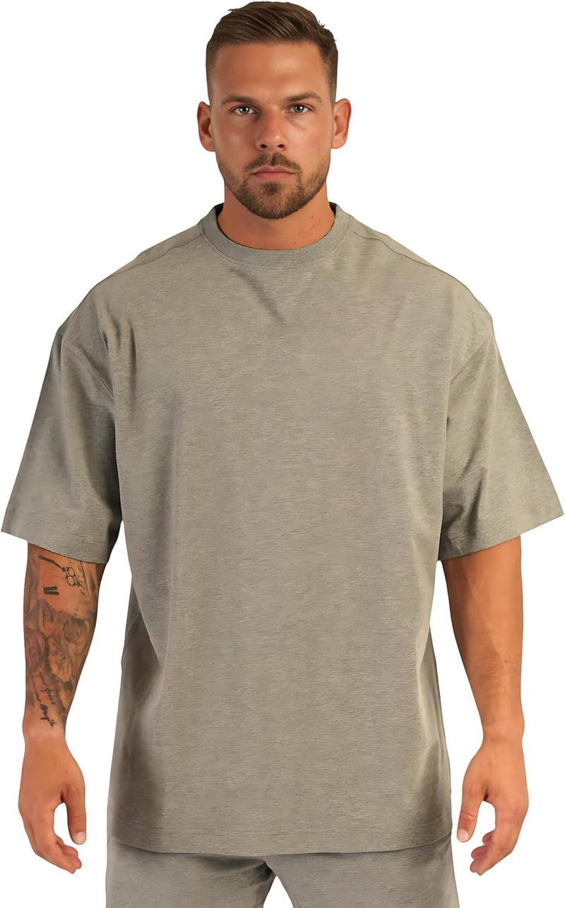 Camiseta Masculina Oversized para Academia, Crossfit, Caminhada e Passeio