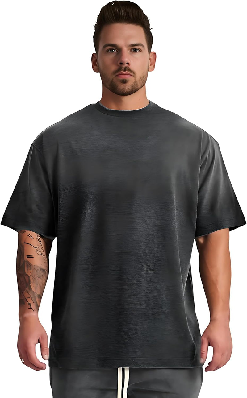 Camiseta Masculina Oversized para Academia, Crossfit, Caminhada e Passeio