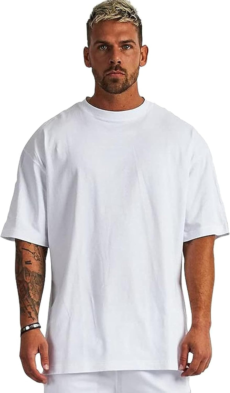 Camiseta Masculina Oversized para Academia, Crossfit, Caminhada e Passeio