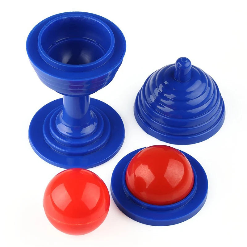 1 Set Trick Toy Ball And Vase Set Close Up Props Tricks Disappearing Ball Vase Toy For Kids Gift Random Color