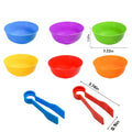 3 year Old  Children's Rainbow Counting Pompoms Toys Sorting Cup Montessori Sensory Toys Preschool Learning Activities Math Toys