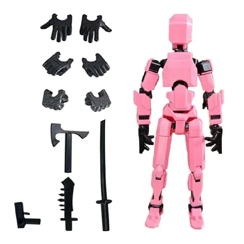 Multi-Jointed Movable Shapeshift Robot 2.0 3D Printed Mannequin Dummy 13 Action Figures Toys Kids Adults Parent-children Games