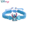 Disney stitch mulher pulseira dos desenhos animados lilo & ponto anime figura impressão bonito pulseira presente crianças pulseira brinquedos meninas meninos presentes