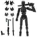 Multi-Jointed Movable Shapeshift Robot 2.0 3D Printed Mannequin Dummy 13 Action Figures Toys Kids Adults Parent-children Games