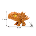 Jurassic Finger Dinosaur Triceratops Tyrannosaurus Model Toys for Kids Creative Finger Biting Dinosaurs Interactive Toy Boy Gift