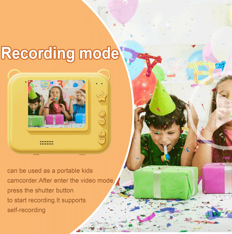 Digital Kids Instant Printing Camera Suitable for Photography Photos Children's Mini Thermal Printer Holiday Gift