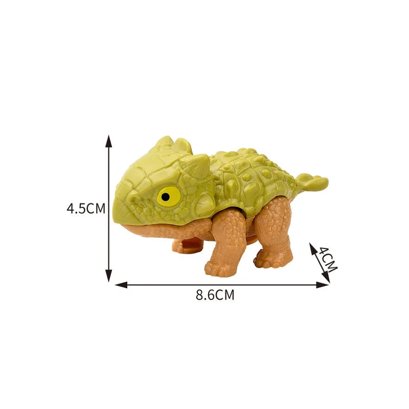 Jurassic Finger Dinosaur Triceratops Tyrannosaurus Model Toys for Kids Creative Finger Biting Dinosaurs Interactive Toy Boy Gift