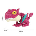 Jurassic Finger Dinosaur Triceratops Tyrannosaurus Model Toys for Kids Creative Finger Biting Dinosaurs Interactive Toy Boy Gift