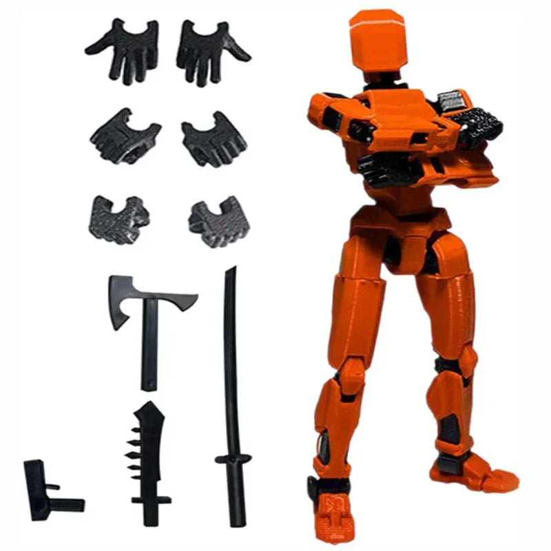 Multi-Jointed Movable Shapeshift Robot 2.0 3D Printed Mannequin Dummy 13 Action Figures Toys Kids Adults Parent-children Games