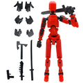 Multi-Jointed Movable Shapeshift Robot 2.0 3D Printed Mannequin Dummy 13 Action Figures Toys Kids Adults Parent-children Games