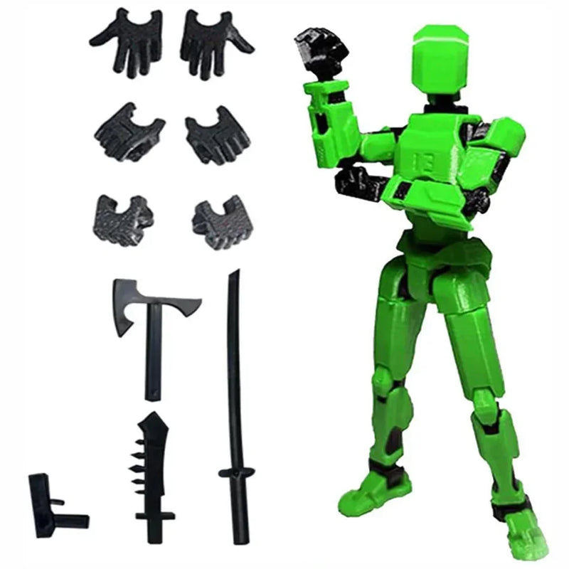 Multi-Jointed Movable Shapeshift Robot 2.0 3D Printed Mannequin Dummy 13 Action Figures Toys Kids Adults Parent-children Games