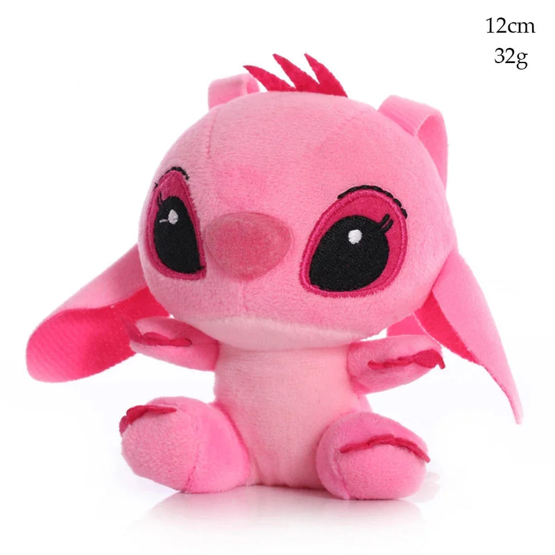 Disney dos desenhos animados azul rosa ponto bonecas de pelúcia anime brinquedos lilo e ponto 20cm stich brinquedos de pelúcia presentes de natal para crianças