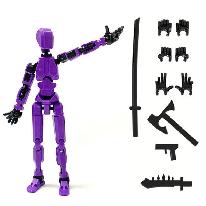 Multi-Jointed Movable Shapeshift Robot 2.0 3D Printed Mannequin Dummy 13 Action Figures Toys Kids Adults Parent-children Games