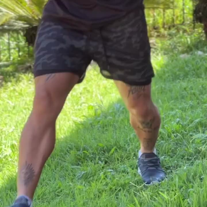 Kit 2 Bermudas 2 em 1 Masculina para Exercícios Físicos