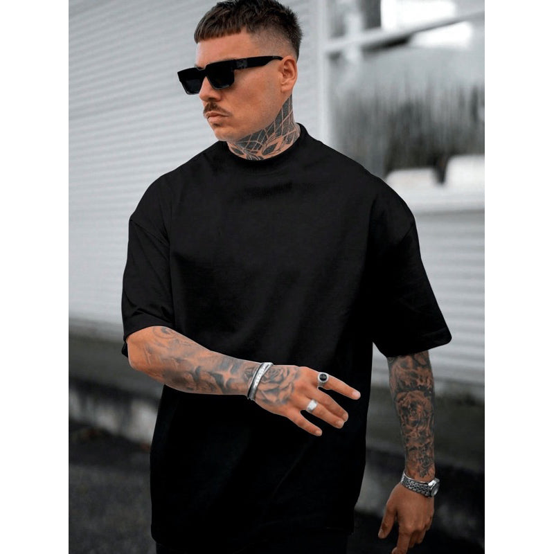 Camiseta Oversized Masculina básica Lisa