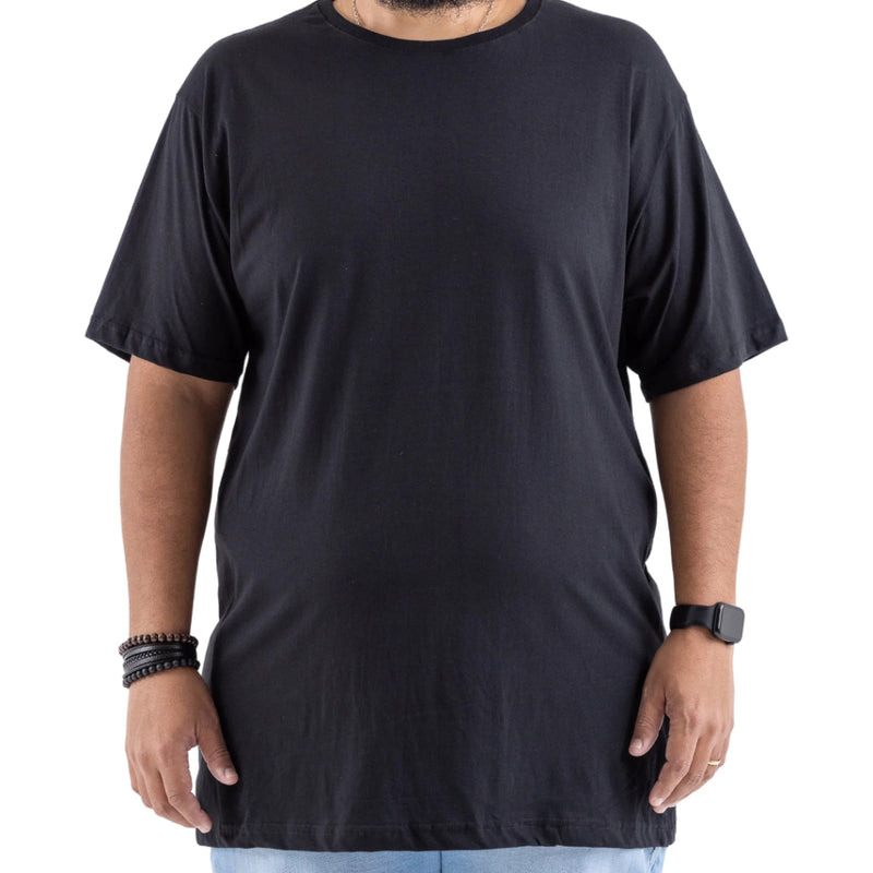 Camiseta Lisa Básica Plus Size G1 ao G5