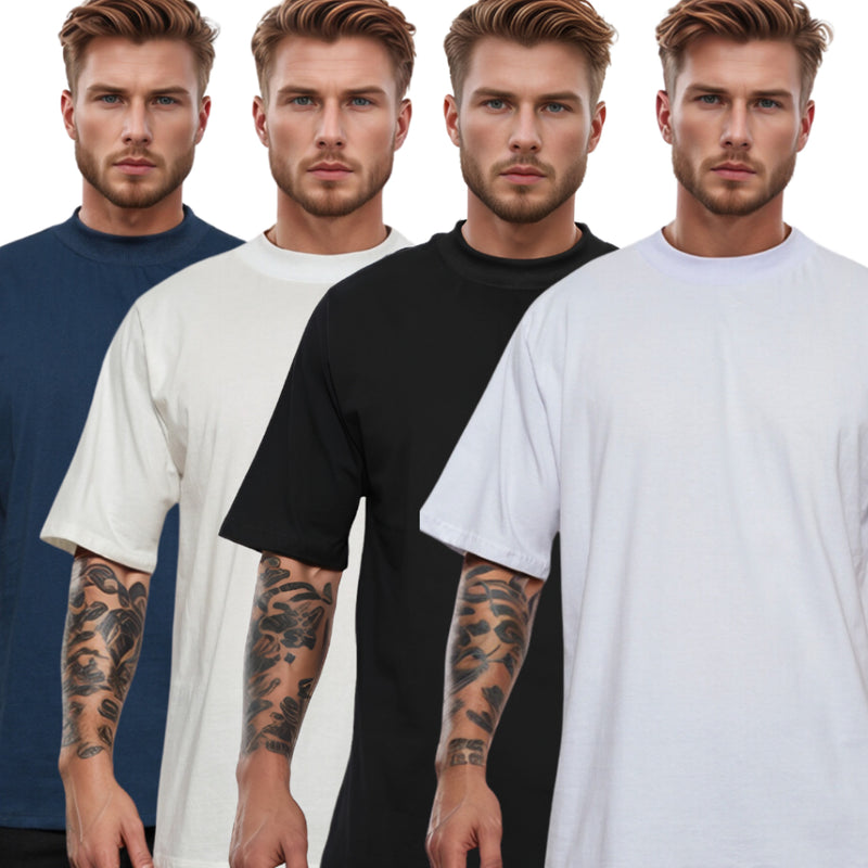 Kit 2 Camiseta Oversized Basic Streetwear Masculina