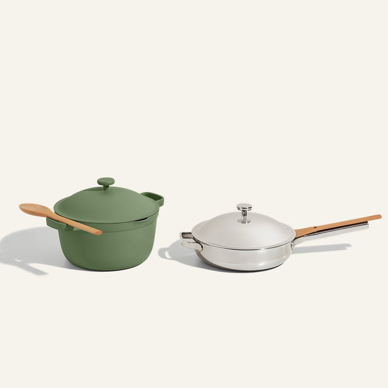 Titanium & Ceramic Cookware Duo