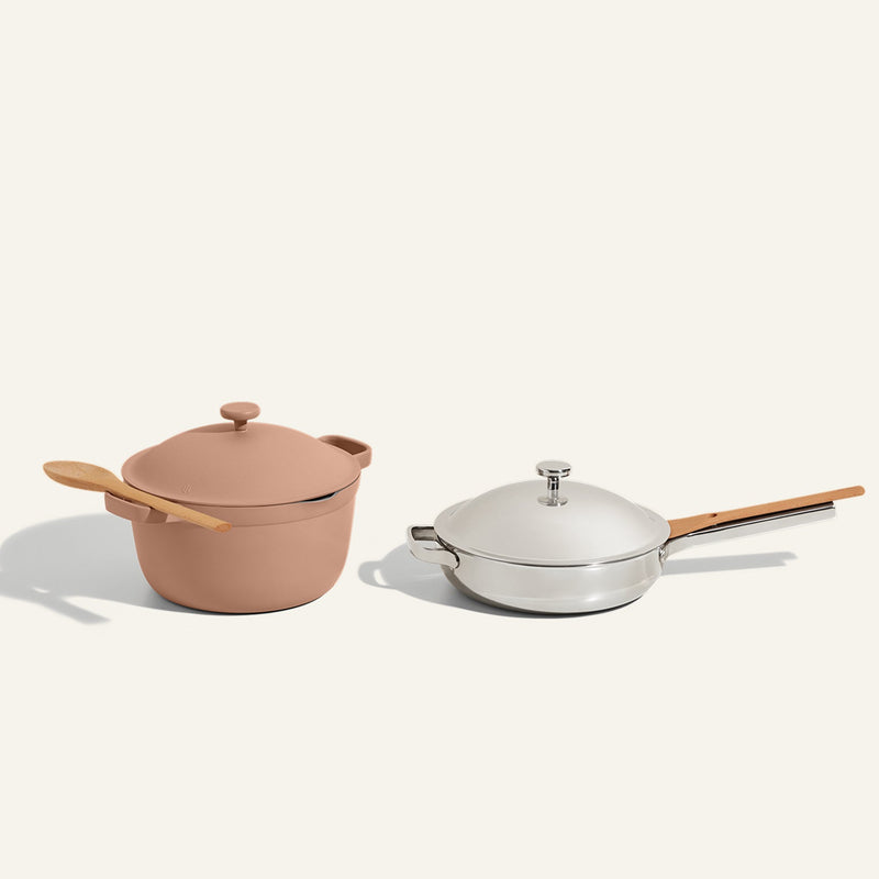 Titanium & Ceramic Cookware Duo